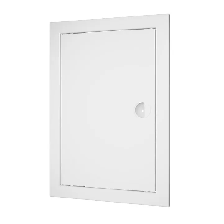 L1010R, revizijska vrata s ručicom 122x122 i prirubnicom 98x98