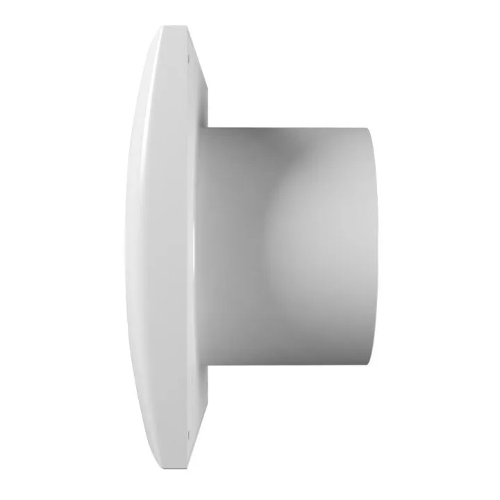 Tihi kopalniški ventilator za kopalnico z loputo fi 125 mm, AURA 5C