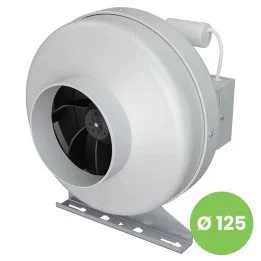 CYCLONE-EBM 125, Plastični centrifugalni kanalski ventilator za dovod in odvod zraka BB D125
