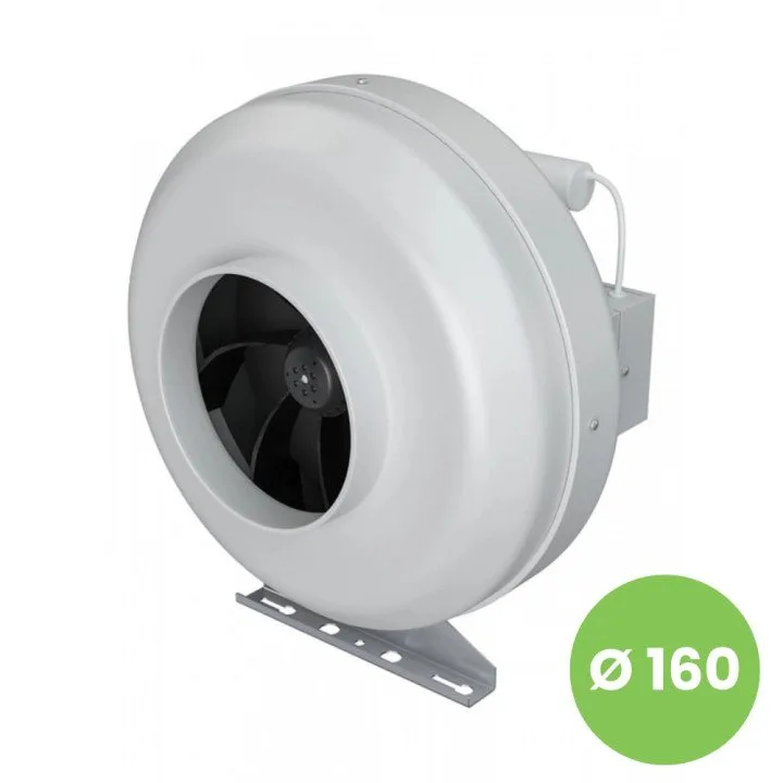 CYCLONE-EBM 160, Plastični centrifugalni kanalski ventilator za dovod in odvod zraka BB D160