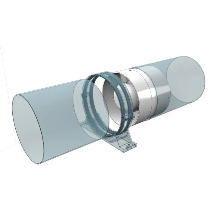 Varčen cevni ventilator 100 mm, 12V za prostore z visoko vlago