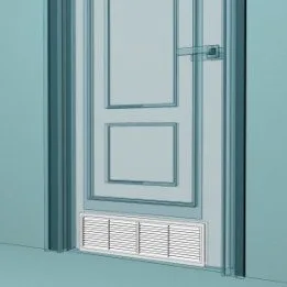 Snemljiva prezračevalna rešetka 455x133 v bež barvi