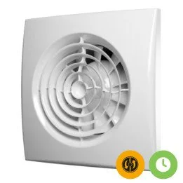 Ventilator za kupaonicu s tajmerom i povratnom loputom D100 - Akvavent