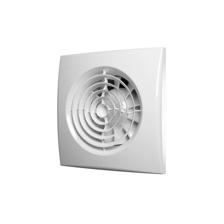 Tihi ventilator za kopalnico s senzorjem vlage in časovnikom fi 100 mm