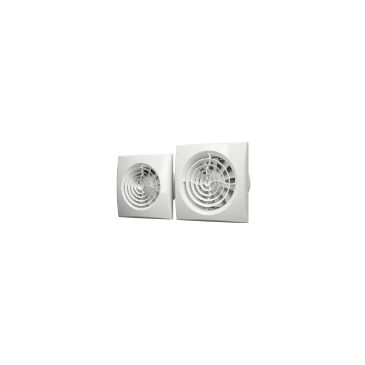 Tihi ventilator za kopalnico s senzorjem vlage in časovnikom fi 100 mm