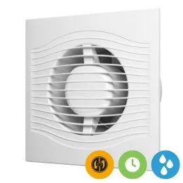 Dober ventilator za kopalnico 100 mm s senzorjem vlage in svetlobe
