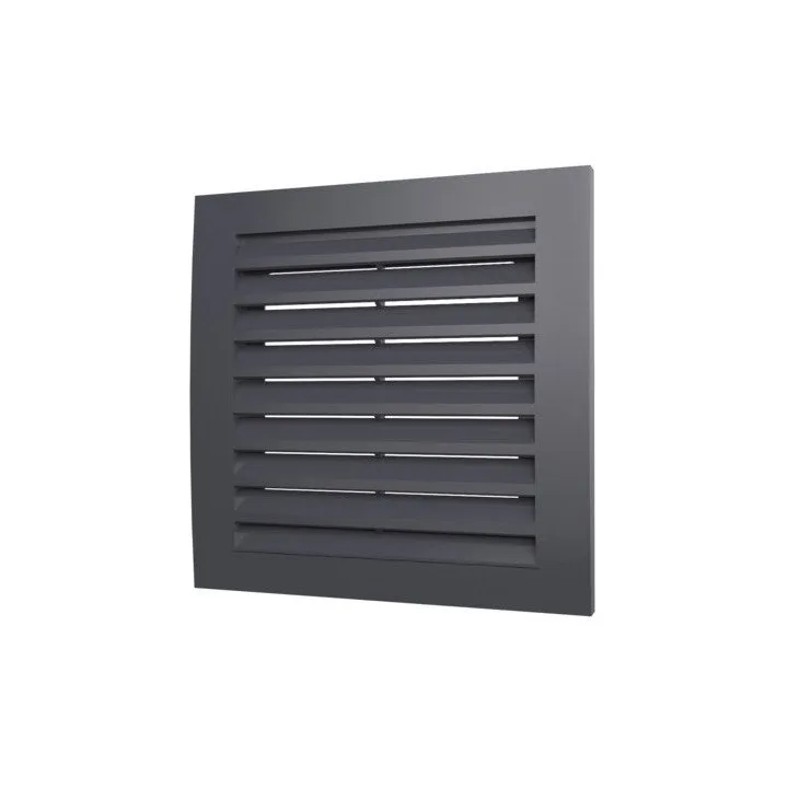 1515RRN grey, Zunanja snemljiva rešetka 150x150, ASA plastik 