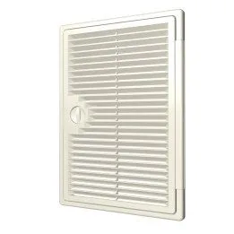Slonovača od 3030DF, DEKOFOT ventilacijska vrata s ručicom 300x300, kromirana
