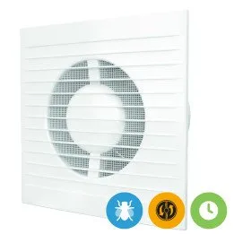 Ugoden kopalniški ventilator 100mm s senzorjem svetlobe in časovnikom