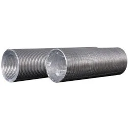 12,5VA ULTRA, aluminijski fleksibilni valoviti zračni kanal, D do 3,1 m, promjer 125 mm