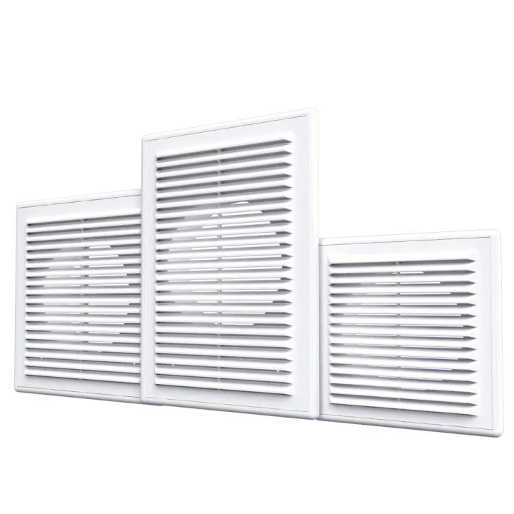 Prezračevalna rešetka pravokotna 183x253 s prirobnico D125 - Akvavent