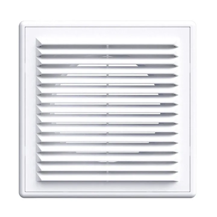 Prezračevalna rešetka pravokotna 183x253 s prirobnico D125 - Akvavent