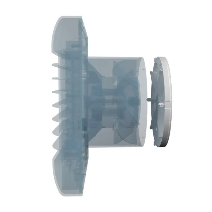 Tihi kopalniški ventilator Euro 5A z avtomatsko loputo 125 mm, ugodno