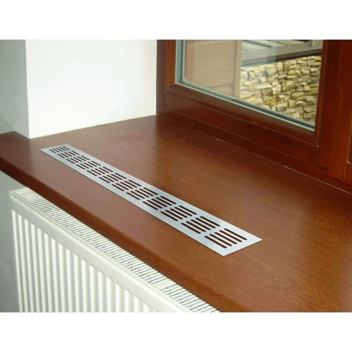 Rešetka prezračevalna aluminij 4810DP Al po ugodni ceni - Akvavent
