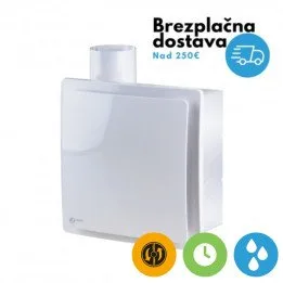 Tihi Radialni ventilator s senzorjem vlage SIKU VNV 1B H za prezračevalne sisteme