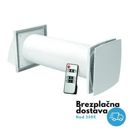 Učinkovit lokalni rekuperator, 100 mm SOLO RA 1-35 Mini