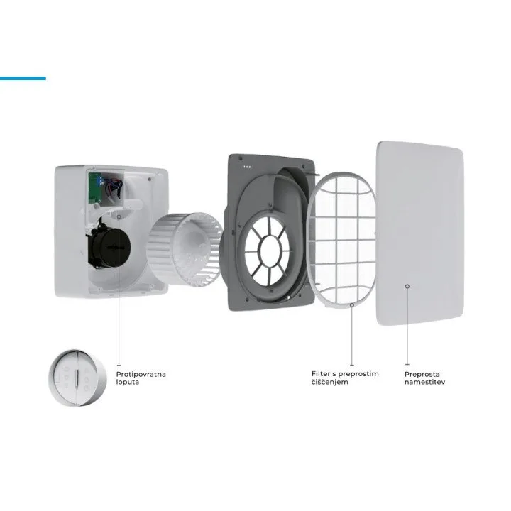 FANTOM TH – centrifugalni ventilator za kupaonicu
