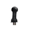 RRTV+S 160 Black – komplet krovnog ventilacijskog izlaza za 125 mm cijev