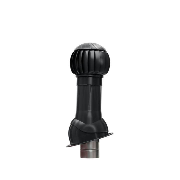 RRTV+S 160 Black – krovni ventilacijski komplet