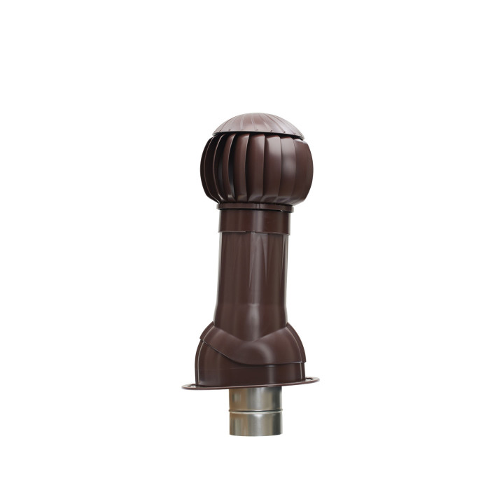 RRTV+S 160 Brown - strešni prezračevalni komplet 125 mm