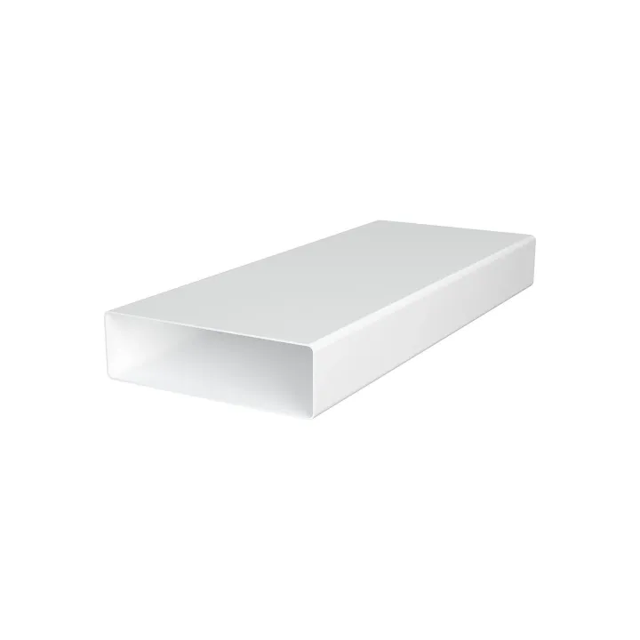 Pravokotna cev za prezračevanje in nape 204x60mm in dolžine 1m