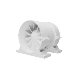 PRO 5, Kanalski aksialni ventilator za dovod in odvod zraka s pritrdilnim kompletom BB D125