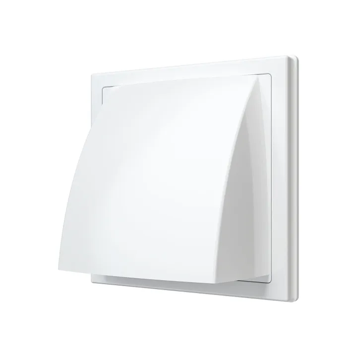 Prezračevalna rešetka z loputo 150x150 in s prirobnico D125 - Akvavent