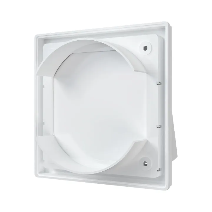 Prezračevalna rešetka z loputo 150x150 in s prirobnico D125 - Akvavent