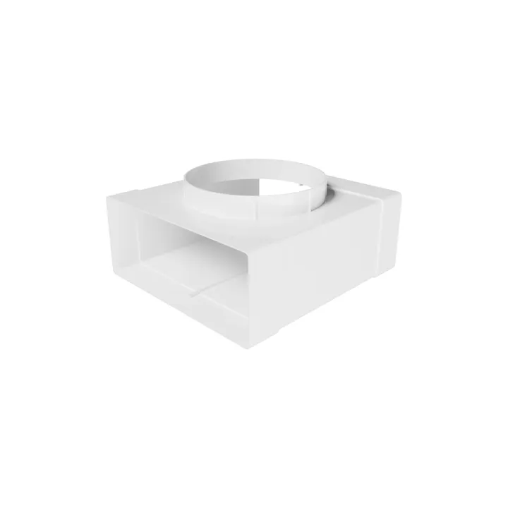 T-koleno med pravokotno cevjo 220x90mm in zračnim razdelilcem s prirobnico D150 mm | 922TF15P