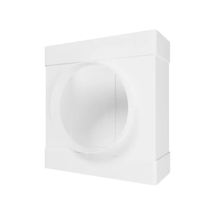 T-koleno med pravokotno cevjo 220x90mm in zračnim razdelilcem s prirobnico D150 mm | 922TF15P
