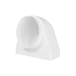 90° spojnik med pravokotnim kanalom 220x90mm in D150 mm cevjo