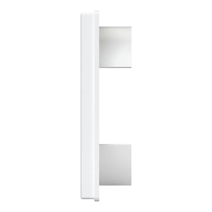1515K12,5F, ispušna rešetka s ventilima težine 150x150 i prirubnicom D125 (ASA plastika)