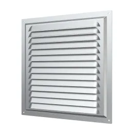 2525MC, Odzračevalna rešetka 250x250, pocinkano jeklo 