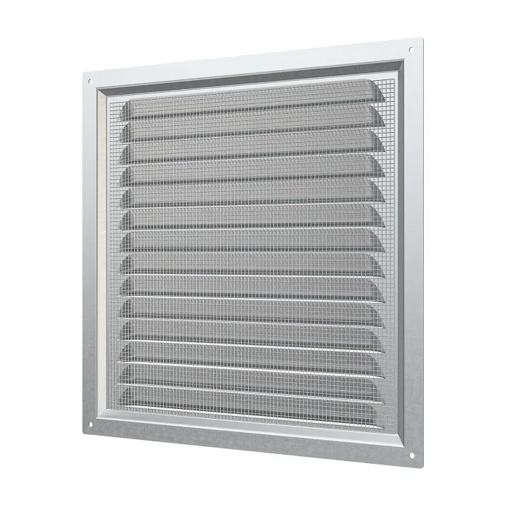 2525MC, Odzračevalna rešetka 250x250, pocinkano jeklo 