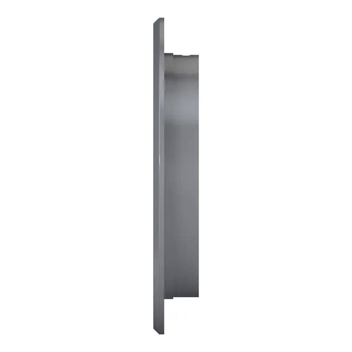 15RKN grey, Zunanja okrogla rešetka D200 s prirobnico D150, ASA plastik 