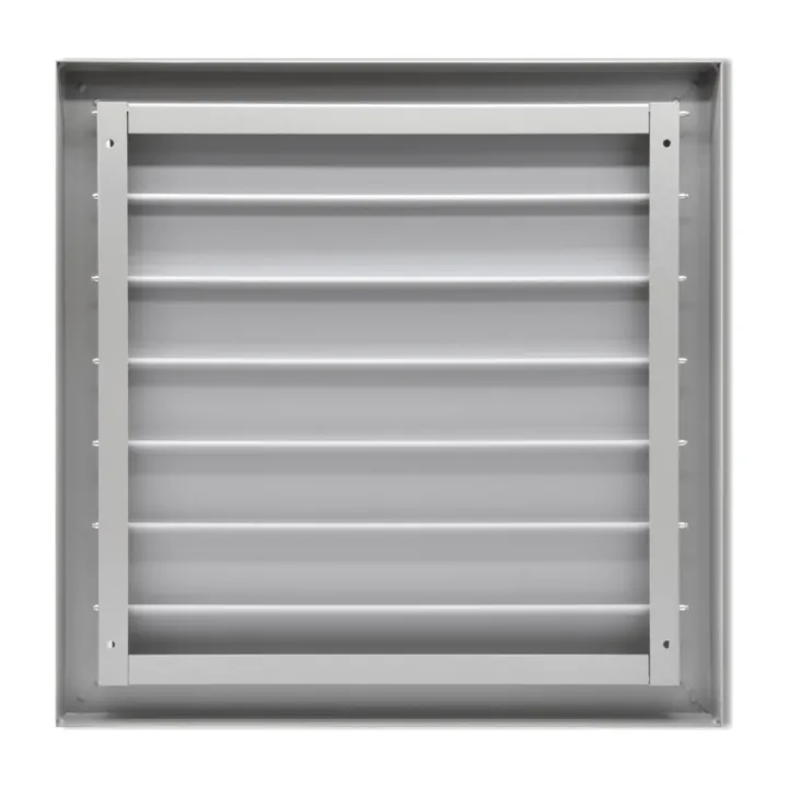Zunanja rešetka z žaluzijami 400 × 400 mm fi 350