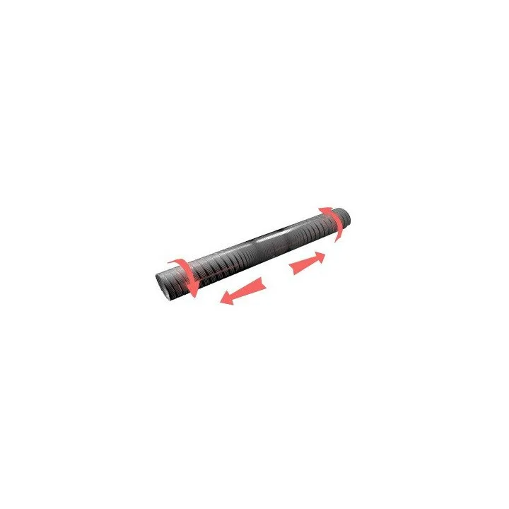 10VA, Aluminijasti fleksibilni valoviti zračni kanal, D do 3 m, premer 100 mm 