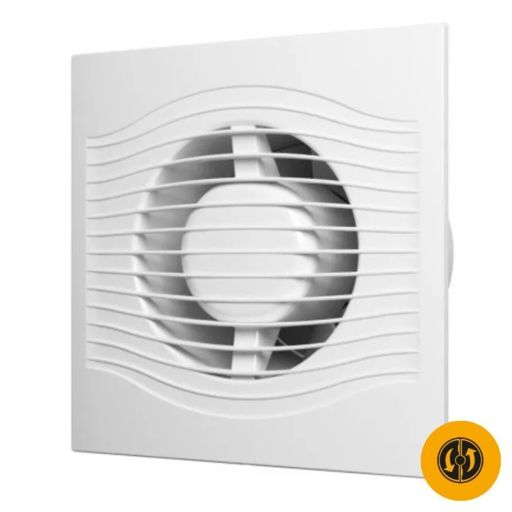 SLIM 6C, Aksialni ventilator s povratno loputo BB D150