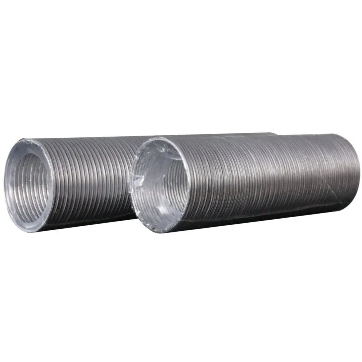 08VA, Aluminijasti fleksibilni valoviti zračni kanal, D do 3 m, premer 80 mm 