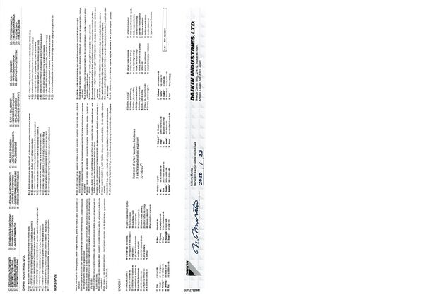Daikin MCK55W - izjava o skladnosti RoHS