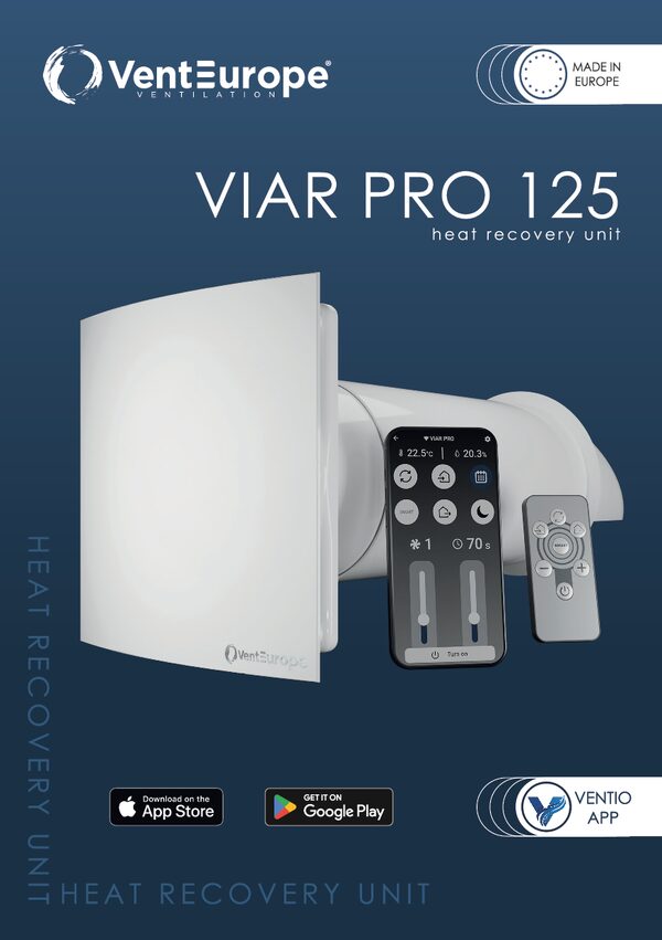 VIAR PRO 125 - Lastnosti