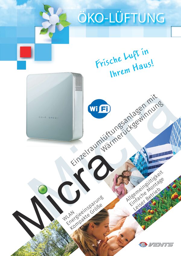VENTS Micra 100 E WiFi - Tehnični list